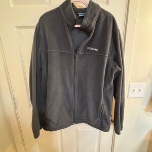 Columbia Dark Gray Full-Zip Fleece Jacket